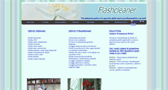Desktop Screenshot of flashcleanerpulizie.it
